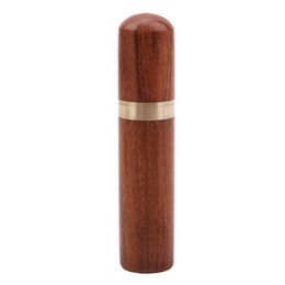 2pcs Toothpick Holders Multifunction Rosewood Wood Toothpick Holder Box Needle Box Bucket Case Hiking Portable Craft Handmade Gift Indoor Outdoor Use