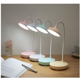 Table Lamps Eye Protection Read Light Student Rechargeable Plug Dual-use Bed Front Bedroom Sleeping Adjustable Writing Night Desk Lamp