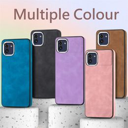 Silky PU Leather Soft Cover Shell for Samsung Galaxy A03 166 Anti Fingerprint Plating Button Phone Case