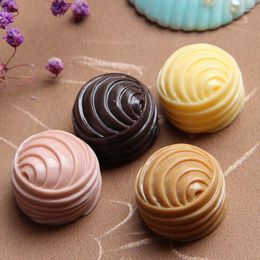 Decorative Flowers 5pcs Artificial Chocolates Fake Food Sweet Candy Pograph Ornament Craft Decor Simulation Resin Mini Chocolate Home