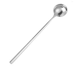 Spoons Thickened Long Handle Ergonomic Design Grip Smooth Polishing For Dessert Shop Coffee Household