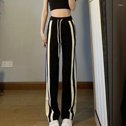 Women's Pants Y2K Black Fashion Bell Bottoms Long Women Outfits For Clothing Harajuku Goth Vintage Wide Leg Pant Trousers