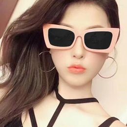 Sunglasses Fashion Trend Butterfly Type Square Anti Blue Light Women's Street Shoot Personality Shades Glasses