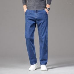 Men's Jeans Spring 2023 Baggy Classic Solid Casual Fashion Large Pants Clothing Denim Straight Leg