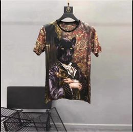 Men's T Shirts B03620 Fashion Tops & Tees 2023Runway Luxury European Design Short Print Party Style T-Shirts Clothing