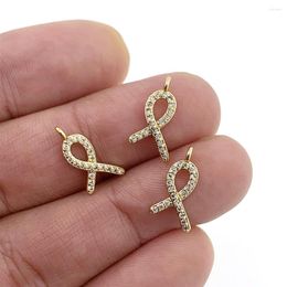 Pendant Necklaces Metal Fashion Lucky Infinity 8 Word Gold Color Copper Plated Necklace Bracelet Accessories For Women Charms Jewelry