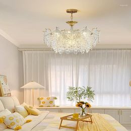 Pendant Lamps Nordic Led Crystal Chandelier Ceiling Light Decoration Luxury Designer Vintage Bulb Lamp Moroccan Decor