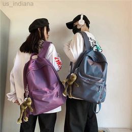 School Bags Students Schoolbag 2021 Travel Bags Street Trendy Cool Backpack Korean Version Simple Campus Computer Bag Schoolbags College Stude230O Z230802