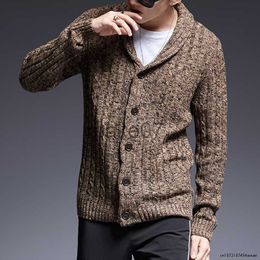 Men's Sweaters 2023 New Fashion Brand Sweater Man Cardigan Thick Slim Fit Jumpers Knitwear High Quality Autumn Korean Style Casual Mens Clothes J0802