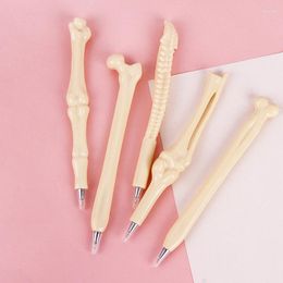 10Pcs/Lot Novety Stationery Bone Shaped Ballpoint Pen Blue Black Ink Ball Point Pens For School Writing Student Office Supplies