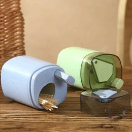 2pcs Toothpick Holders Toothpick Holder Dispenser Press Design Toothpick Storage Box Detachable Automatic Ejector Toothpick Dispenser Household Supply R230802