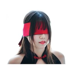 Blindfold fun sm silk satin blindfold double side can be tied hand with mood hand blindfold cloth to shade sexy