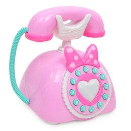 Toy Phones Retro Children's Phone Toy Phone Early Education Storey Machine Baby Phone Emulated Telephone Toys For Children Musical Toys 230802