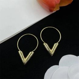 2023 Luxury Gold Hoop Earrings for Lady Women Girls Ear Studs Earring Designer Jewellery Earring Valentines Day Jewellery Accessories G238022C