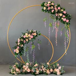 Party Decoration Wedding Backdrop Stand Round Circle Arch Floral Balloon Garland Props Decorations Stands Garden