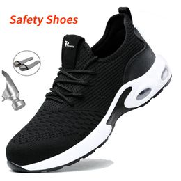 Safety Shoes Safety Boots Working Shoes For Men Steel Toe Lightweight Footwear Security 230801