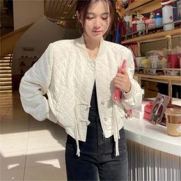 Women's Jackets 2023 Spring Solid Color Ladies Short Fashion Baseball Jacket Female Korean Casual Top Student Cardigan Diamond-shaped