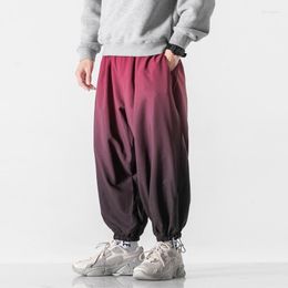 Men's Pants Japanese Style Mens Jogger Casual Reflective Trousers Men 2023 Streetwear Loose Fashion Sweatpants Male Large Size 5XL