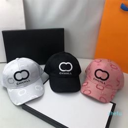 2023-Designer casquette Ball Caps Couple Style Side Label Candy Colour Curved Eaves Baseball Hat Sunshade Sunscreen Duck Tongue Hat Outdoor Riding Sun Hat Bowl