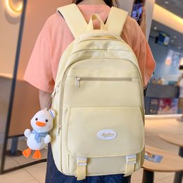 School Bags Women Student Book Bag Fashion Female Kawaii Nylon College Backpack Cool Girl Laptop Lady Cute Travel Trendy Teen 230801