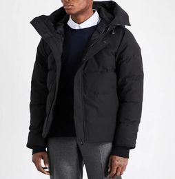 Herren Daunenjacke Winter Fourrure Parka Homme Jassen Chaquetas Oberbekleidung Wolfsfell Kapuze Herren Manteau Parkas Kanada Pufferjacken Mantel Hiver Doudoune Mantel Mann Männlich