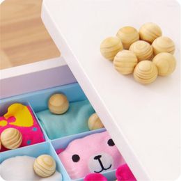 Storage Boxes Cedar Balls Clothes For Moth Blocks Bag Hundreds Mothballs- 50pcs Natural Non- Practical Wood Bug Drawers