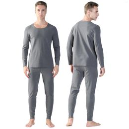 Men's Sleepwear Winter Men Warm Oversize O-Neck Lingerie Home Wear Fashion Male Solid Pajama Pijama Set Plus Size Thick Nightwear Suit