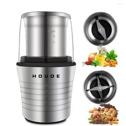 Wet And Dry Electric Food Grinder Double Cups 300W Grains Spices Hebals Cereals Coffee Beans Mill Grinding Machine Gristmiller