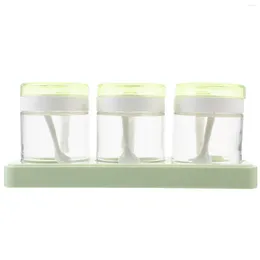 Dinnerware Sets Seasoning Jar Combination Container Terrarium Sugar With Lid Household Spice Jars Pepper Holder Condiment