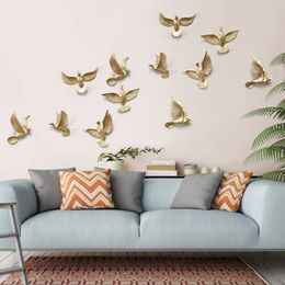 Home Accents Wall Soft Decoration Hanging European 3D Swallow Bird TV Background Living Room Porch Decoration