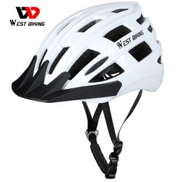 Cycling Helmets WEST BIKING Helmet Ultralight Adjustable Safety Cap MTB Mountain Road Bicycle Electric Bike Men Women 230801