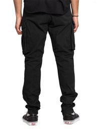 Men's Pants Solid Colour Men S Cargo With Multiple Pockets Loose Fit Drawstring Jogger Sweatpants For Casual Streetwear Trousers