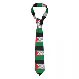 Fliegen Palästina-Flagge Krawatte breit palästinensische Hatta Kufiya Keffiyeh Muster Krawatte Herren Hemd Accessoires Gravatas Hochzeit Business