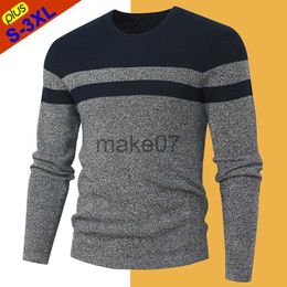 Men's Sweaters Thicken Sweater Pullover Men Autumn Quality Slim Sweater Tops Jumper Man Knitwear Male Winter Striped Jersey Boy Sweatshirt Tee J230802