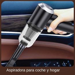 Vacuums 9000Pa Wireless Car Vacuum Cleaner USB Charging 1200mAh Portable Cleaning Appliance Mini Wet and Dry Household 230802