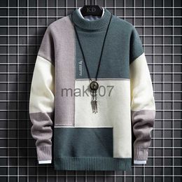Men's Sweaters 2023 Autumn Winter Men's Cashmere Sweaters Fashion Warm Slim Fit Pullover Sweater Man Wool Knitted Jumper Pullovers Clothing J230802