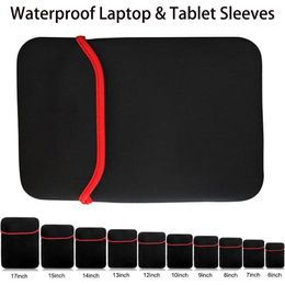best selling Universal Waterproof Notebook Bags Tablet PC Neoprene Soft Sleeve Case 6-11.6 inch Tablets Laptop Pouch Protective Bag for 12" 13" 14" 15" 17.3"