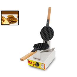 Food Processing Commercial Electric Heating Honeycomb Waffle Maker Baker Machine