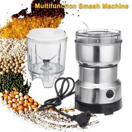 Multifunction Smash Machine Grinder Household Speed Electric Grain 2-In-1 Nuts Beans Spices Portable Blender Juicer Tool