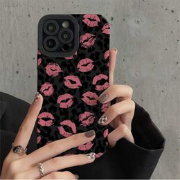 Cell Phone Cases Suitable for iPhone 14 13 11 Pro Max 7 8 Plus X XS XR Soft Silicone Case Leopard Phone Case L230731