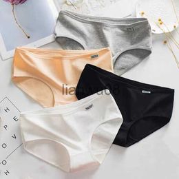 Panties 3PC Girls Cotton Panties Seamless Breathable Underwear Midwaist Highquality Female Briefs