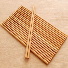 Chopsticks No Wax And Paint Bamboo 10 Pairs Of Household Tableware Carbonized Set