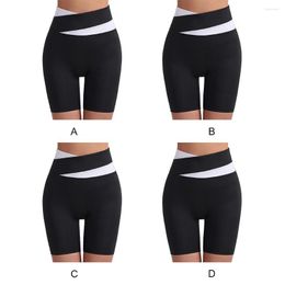 Active Shorts Women Push High Waist Trousers Leggings Fitness Breathable Yoga Workout Summer Sports Cycling Gym Set L