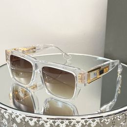 DITA sunglasses Luxury quality Electroplated mirror legs DTS407 men and women designer sunglasses thick plate fashion oversized glasses original box