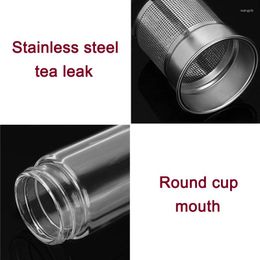 Water Bottles Borosilicate Glass Bottle Tea Infuser Travel Mug With Strainer For Loose Leaf YN17