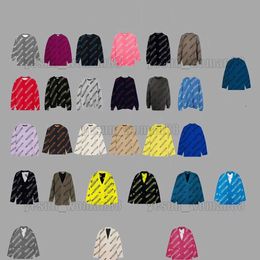 Maglione donna Balanciaga Designer Luxury Paris balenciga Cappotto classico Autunno e inverno Moda Lettera stampata Maglieria allentata Camicie cardigan Lavorato a maglia