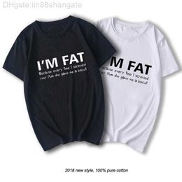 Я толстый, потому что футболка смешная твоя мама, атакующая шутка, печенье, топ, мод, хлопок, рубашка с коротки