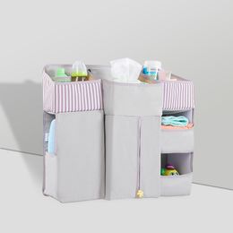 Boxes Storage Baby Hanging Storage Bag born Crib Diaper Pocket Bedside Caddy Bed Organiser Toy Babies Bedding Product 230802