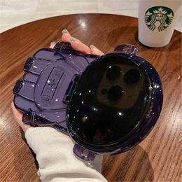 Cell Phone Cases Cute Cartoon Astronaut Bracket Folding Holder Camera Protection Case for iPhone 11 12 13 14 Pro Max Plus Shockproof Clear Cover L230731