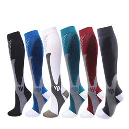 Sports Socks Running Men Women Compression Varicose Veins Pregnancy Nursing Athletic Football Soccer Stockings 230801